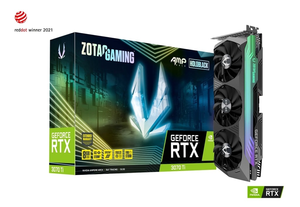 Predam ZOTAC RTX 3070 Ti AMP Holo este v zaruke