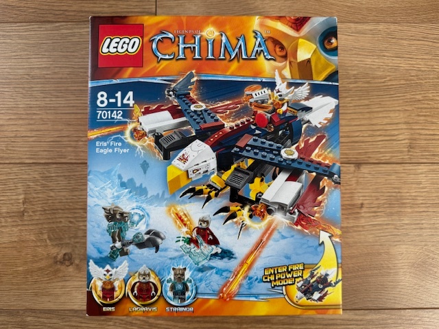 Predám LEGO CHIMA 70142 Erisino ohnivé orlie lietadlo