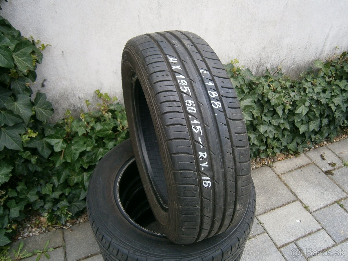 Predám 4x letné pneu Falken 205/60 R15 88HXL