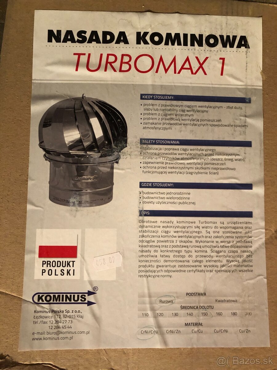 Turbomax v pr. 150 mm hlavica