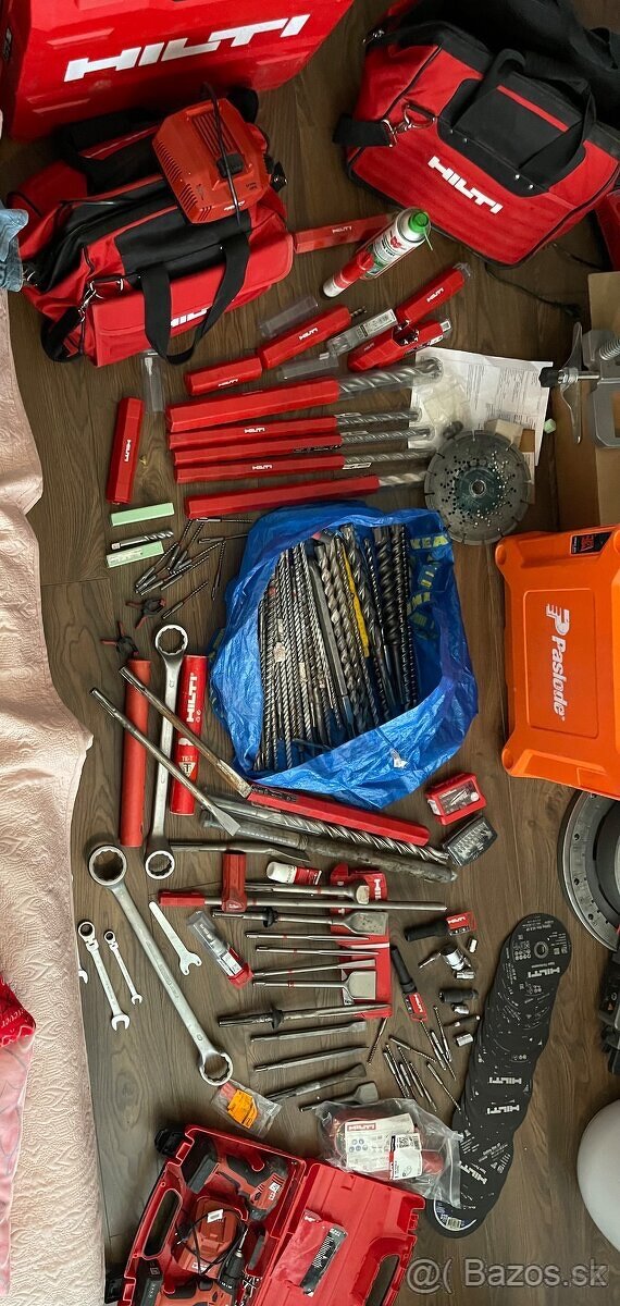 Hilti vrtáky a další příslušenství