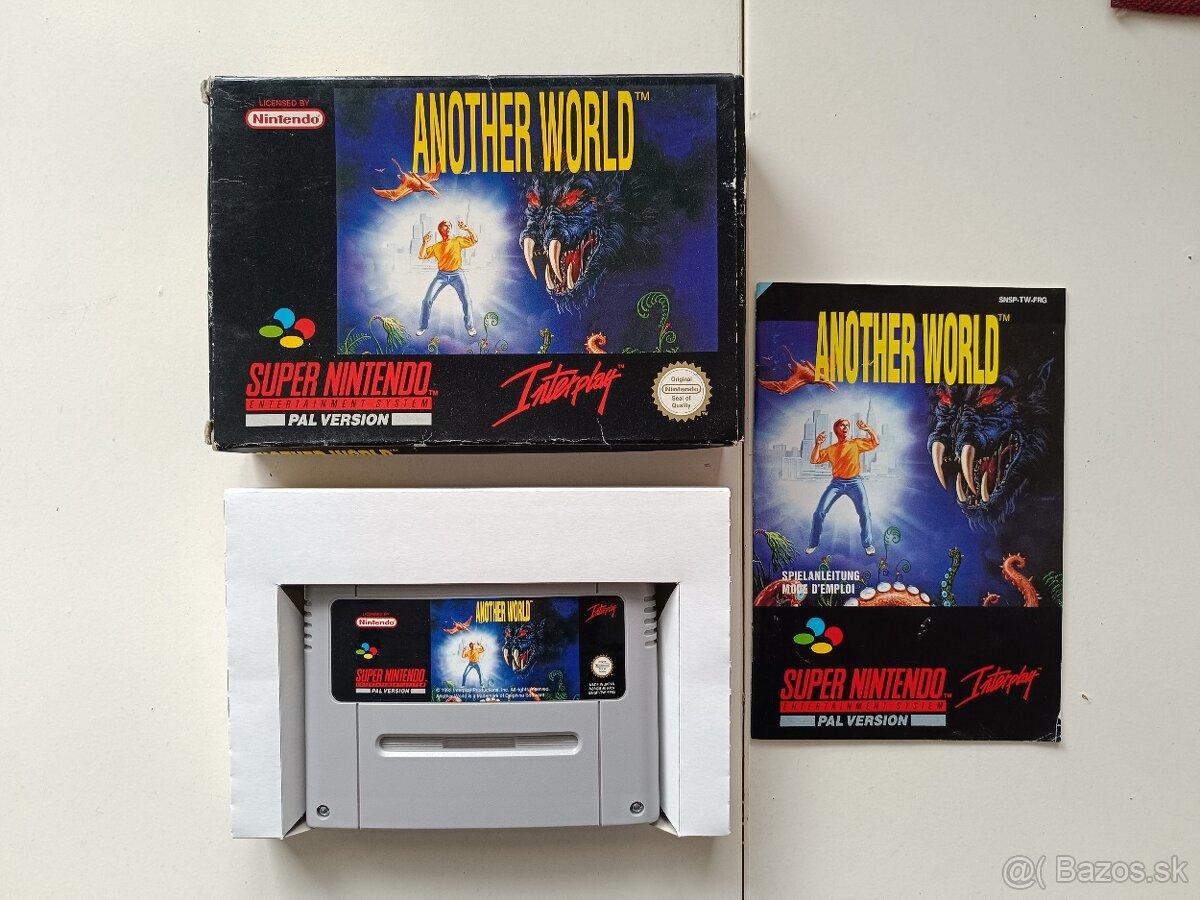 Predám hru Another World na Super Nintendo