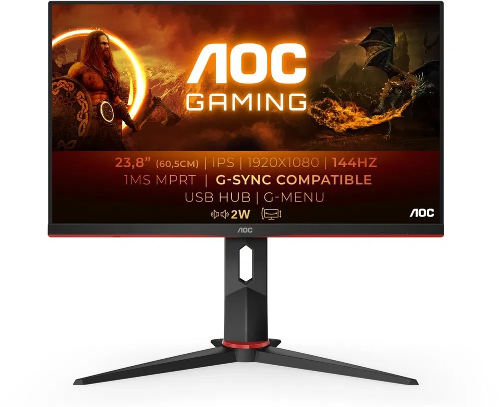 Herný monitor AOC 24G2U/BK 24"