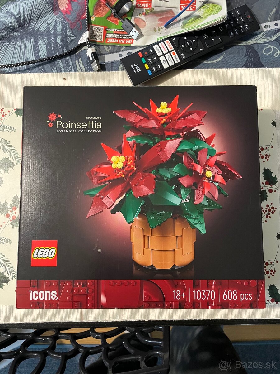 Lego botanicals 10370 Poinsettia(vianočná ruža)