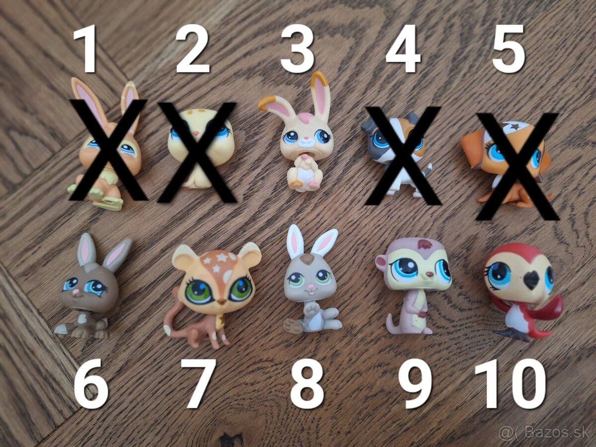 Littlest Pet Shop postavičky a príslušenstvo