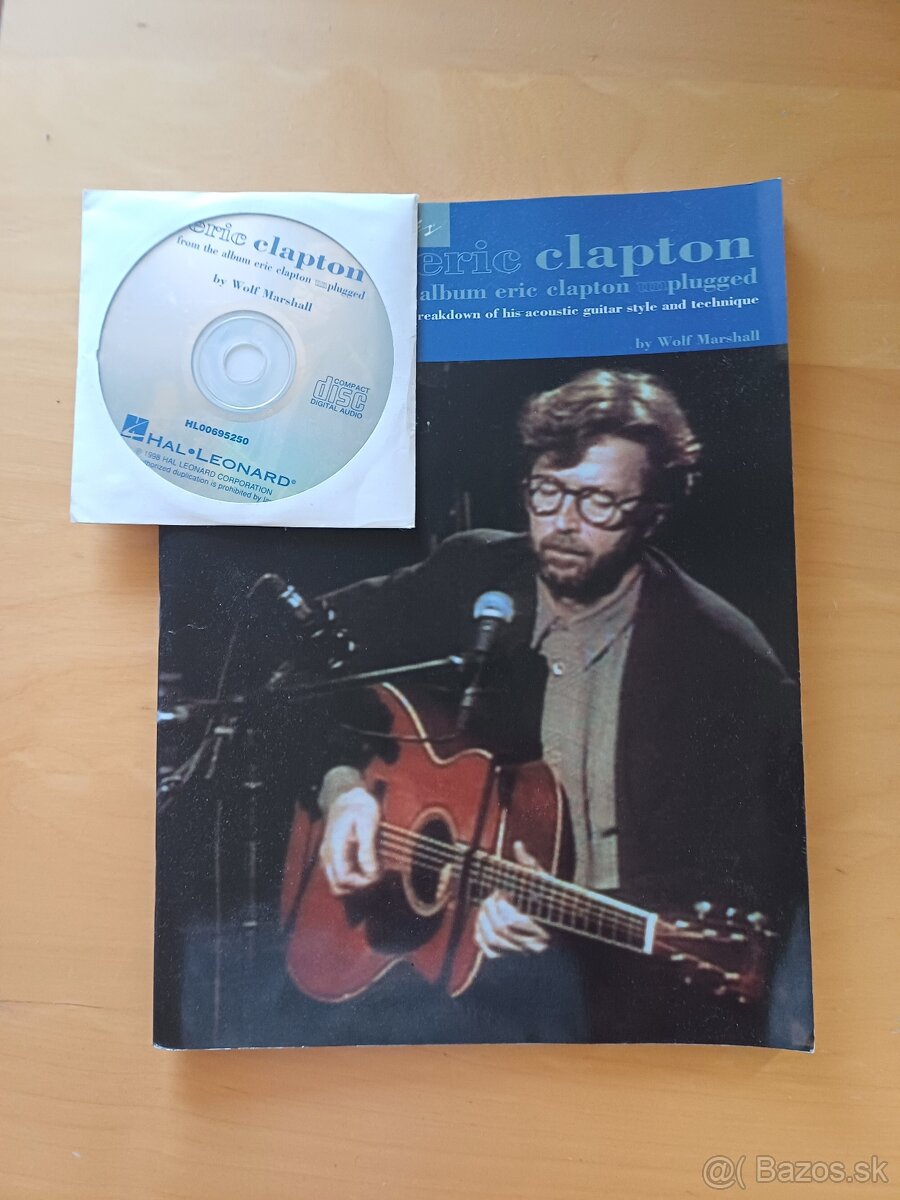 Spevník Eric Clapton Unplugged +CD