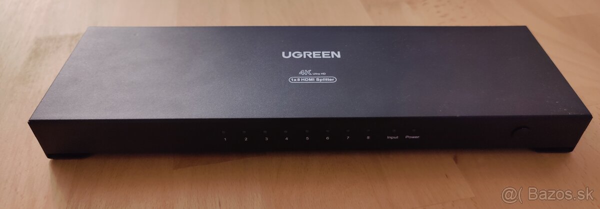 Ugreen 1× 8 HDMI Amplifier Splitter (Black)