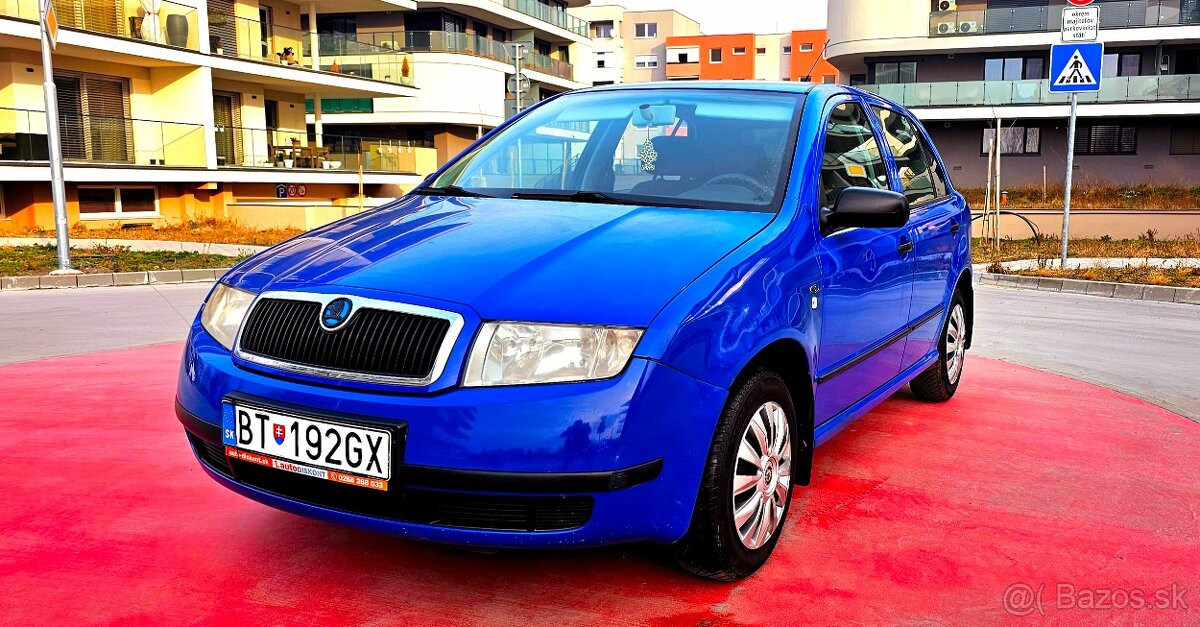 Škoda Fabia 1.4 Mpi 50Kw 4.Valec Bez Korozie Naj:170.000 km