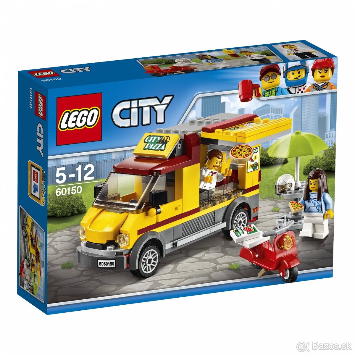 LEGO City 60150 Dodávka s pizzou