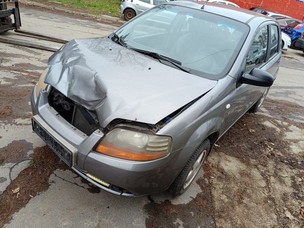 Chevrolet Aveo HB 1.2 8v kód motora B12S1