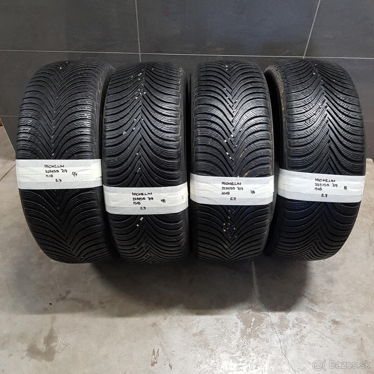 Zimné pneumatiky 225/55 R17 MICHELIN DOT1518