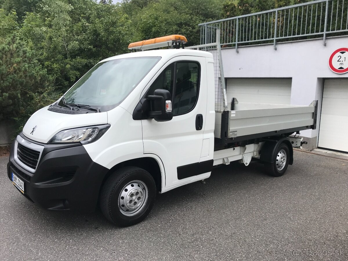 Peugeot Boxer 2.2 BlueHDi r.v.2021 3 stran. sklápěč 34000 km