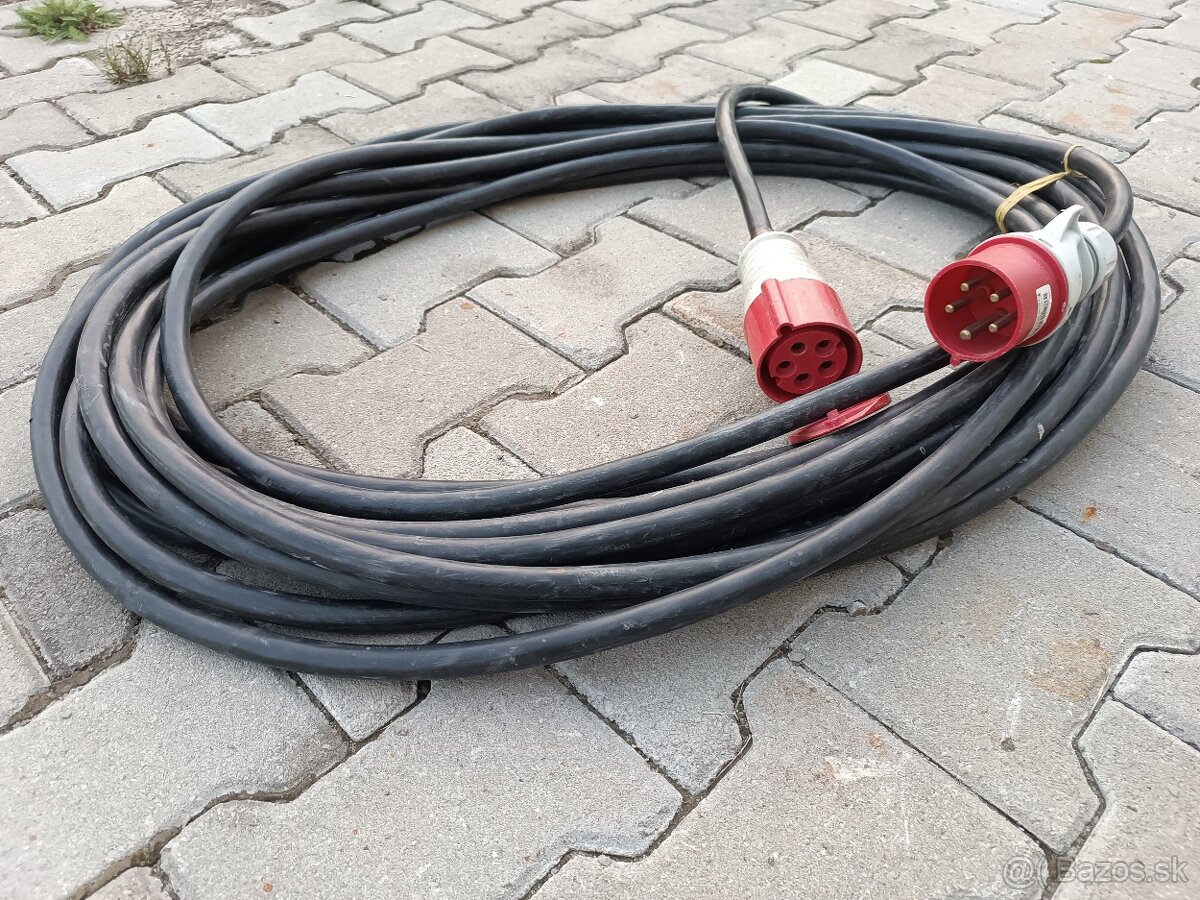 predam predlz. kabel H07RN-F 5G6mm2 27 metrov vidlice 32A 5P