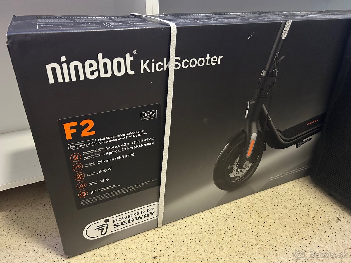 Elektrická kolobežka Ninebot KickScooter F2