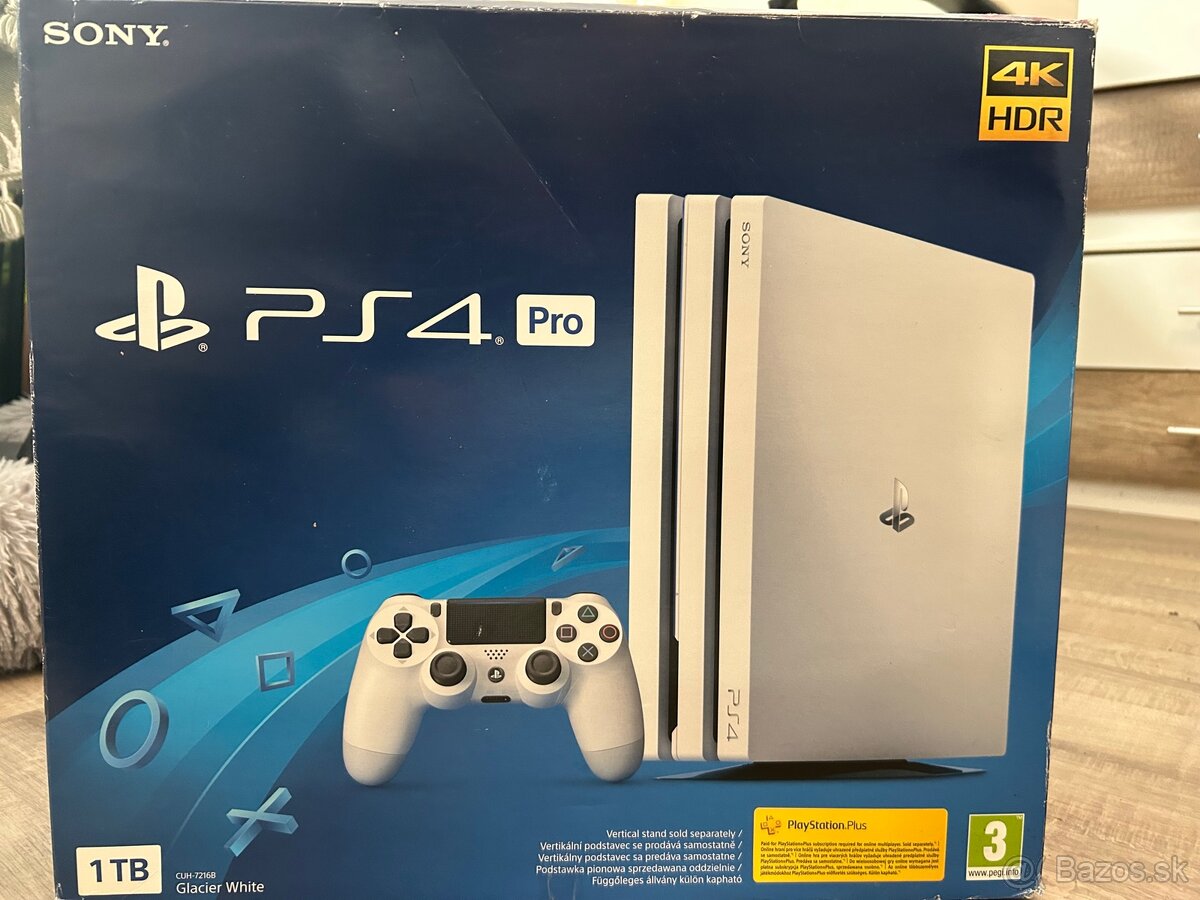 Play Station 4 pro 1tb white.