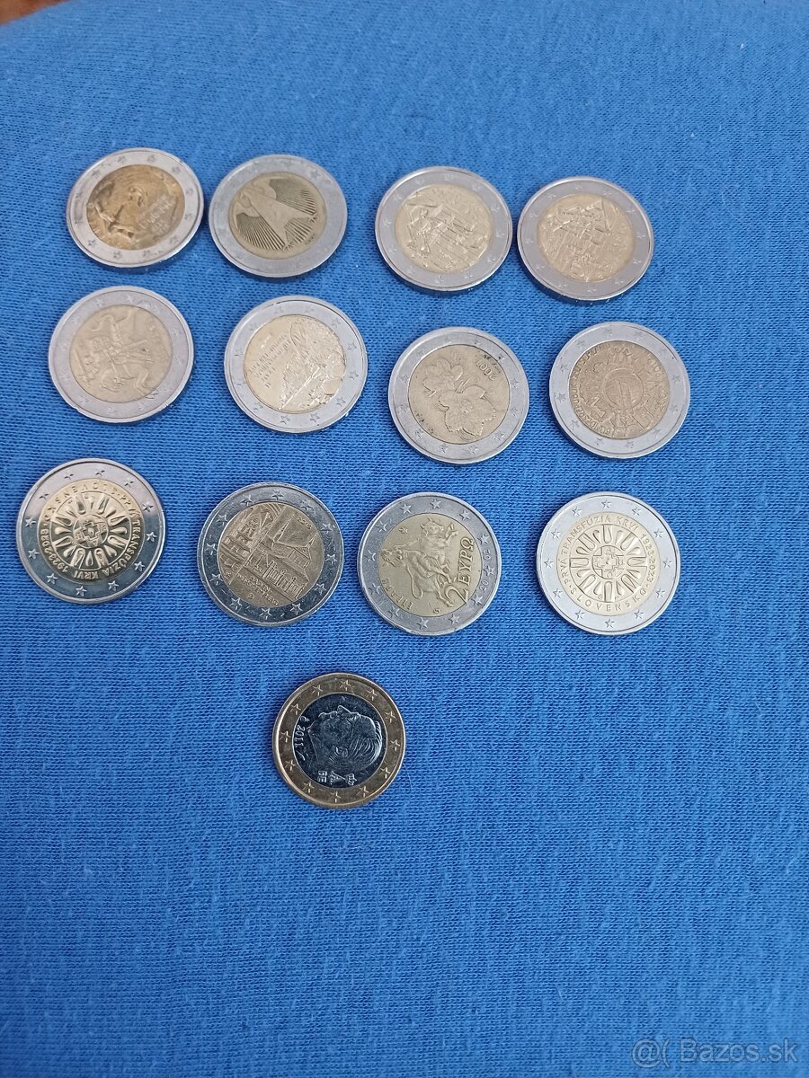 Zberatelske mince 2 euro