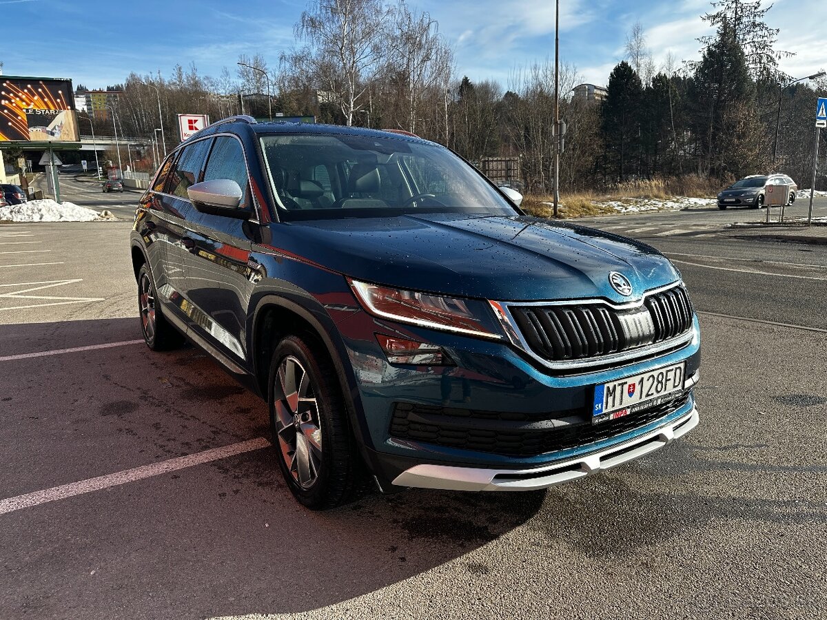 ŠKODA 7-miest Kodiaq Scout 2,0 TDI 140 kW 7-st. automat. 4x4