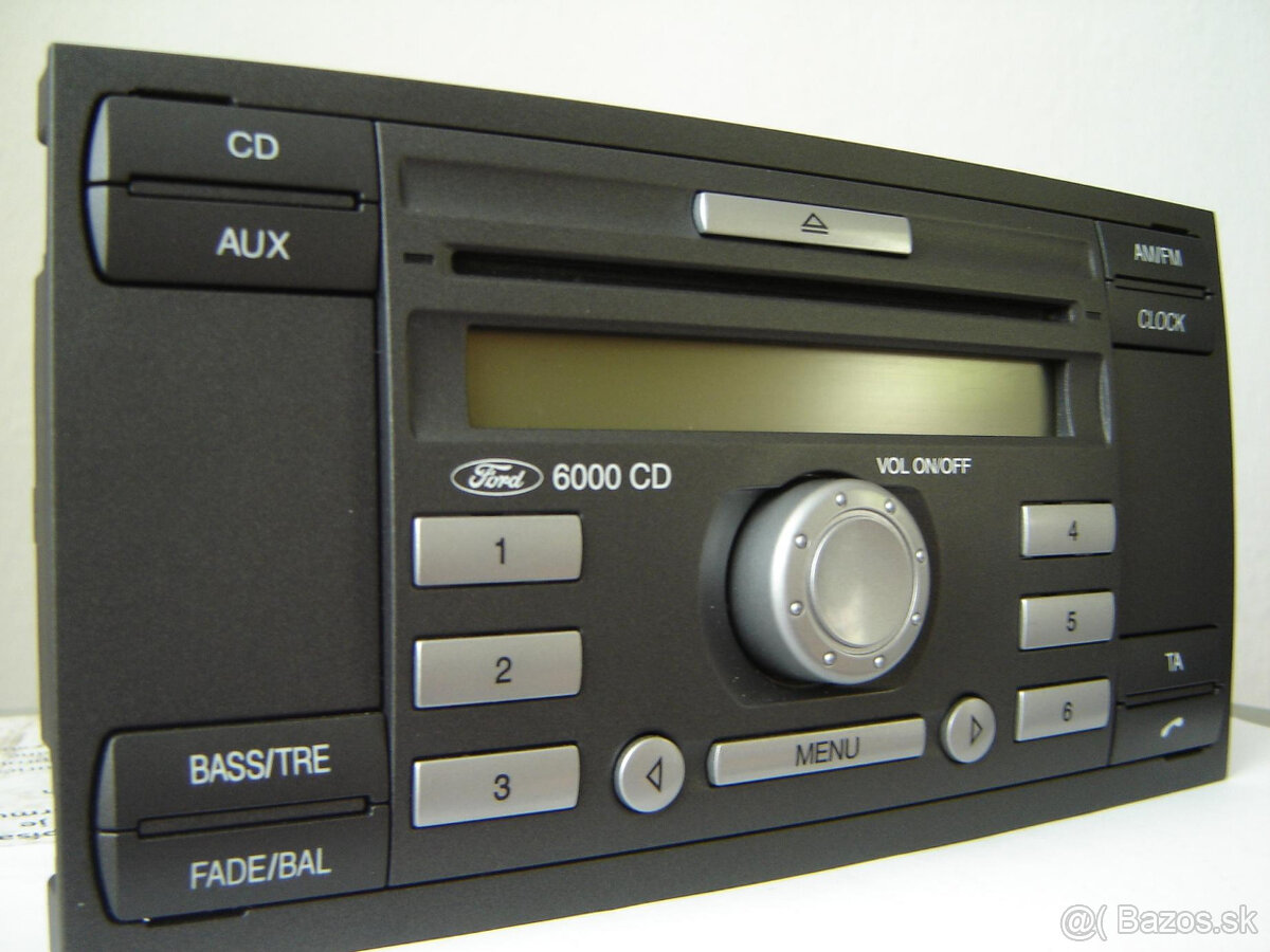 Autorádio Ford 6000CD (Hranaté)