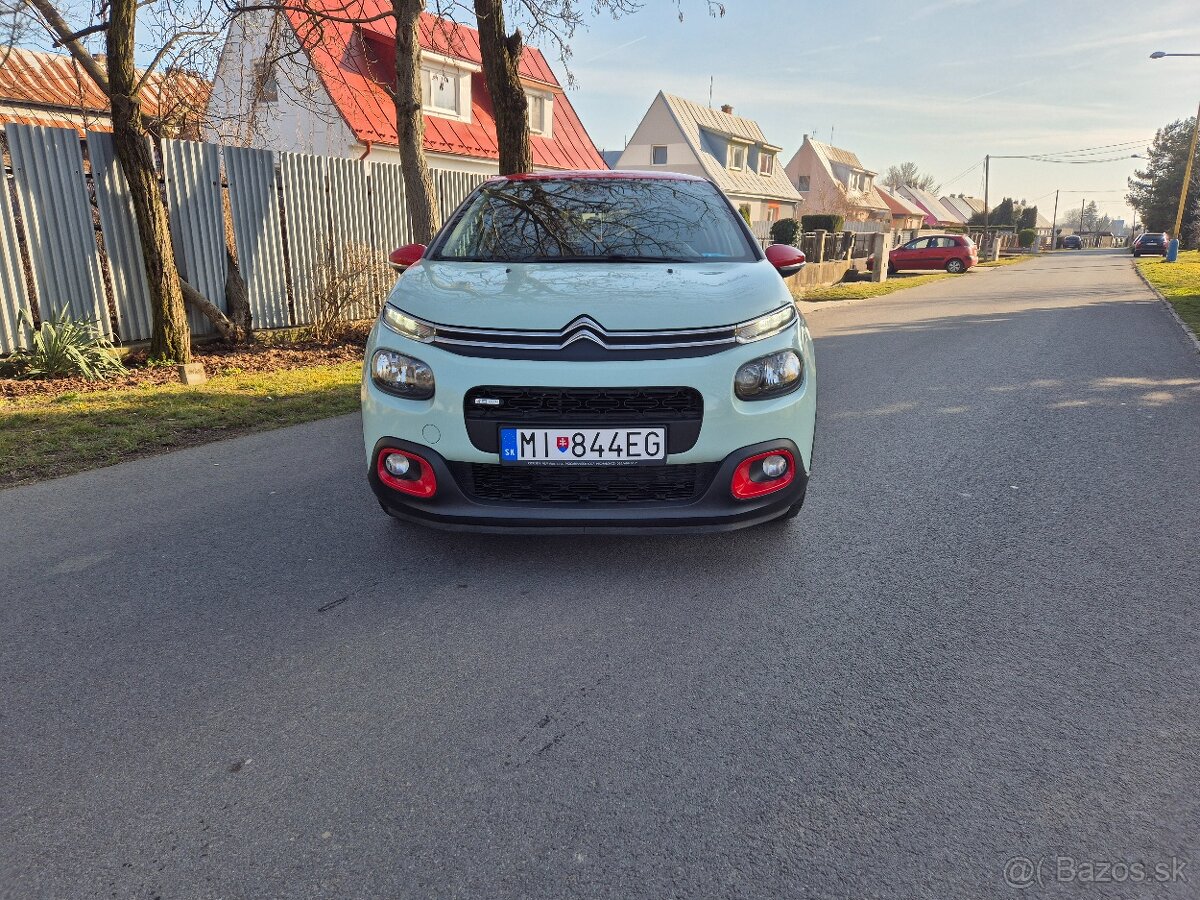 Citroën C3 1,2 60 KW ROK  rok 2018