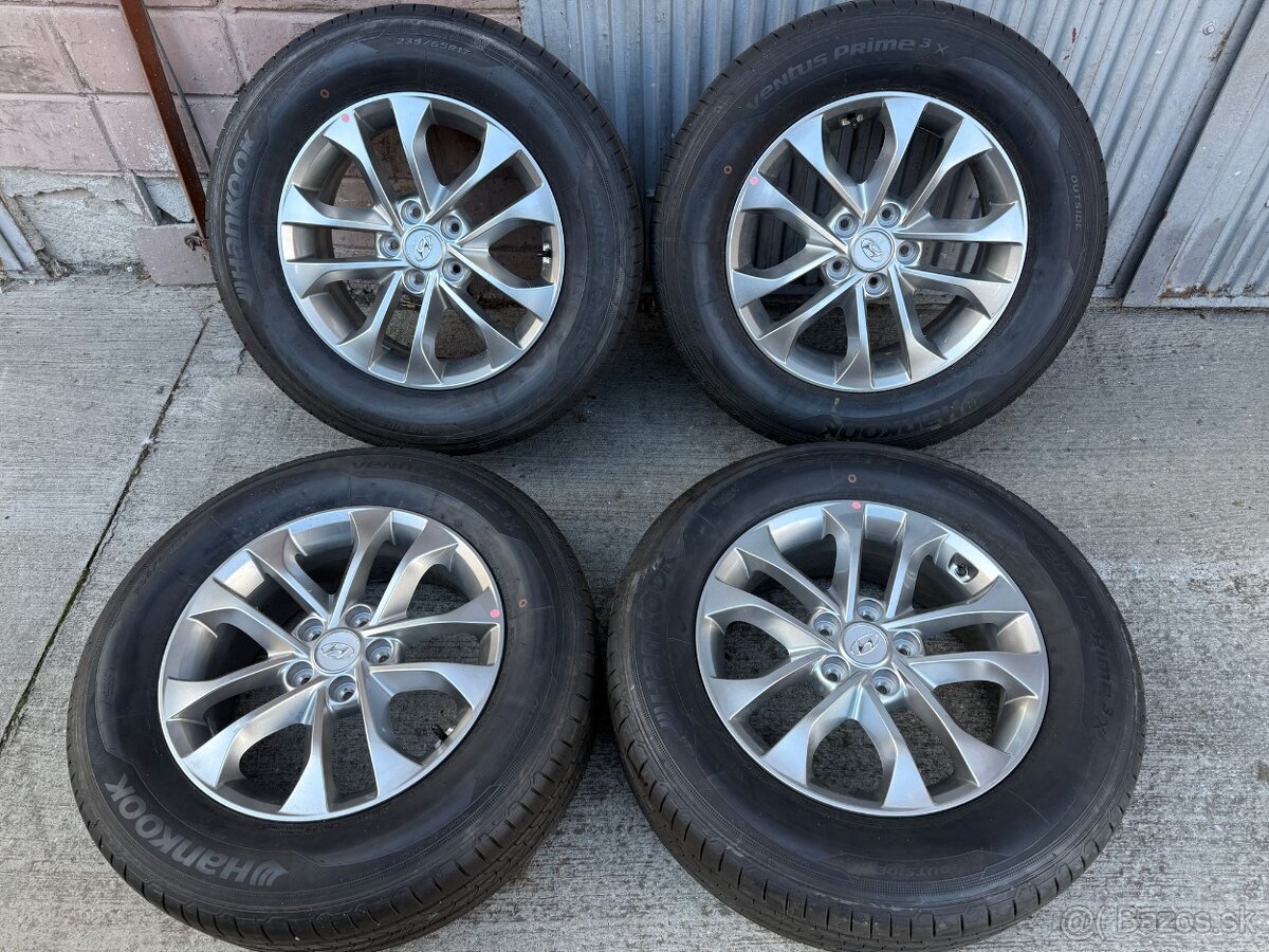 17" Elektrony HYUNDAI/KIA 5x114,3 s pneu Hankook 235/65 R17