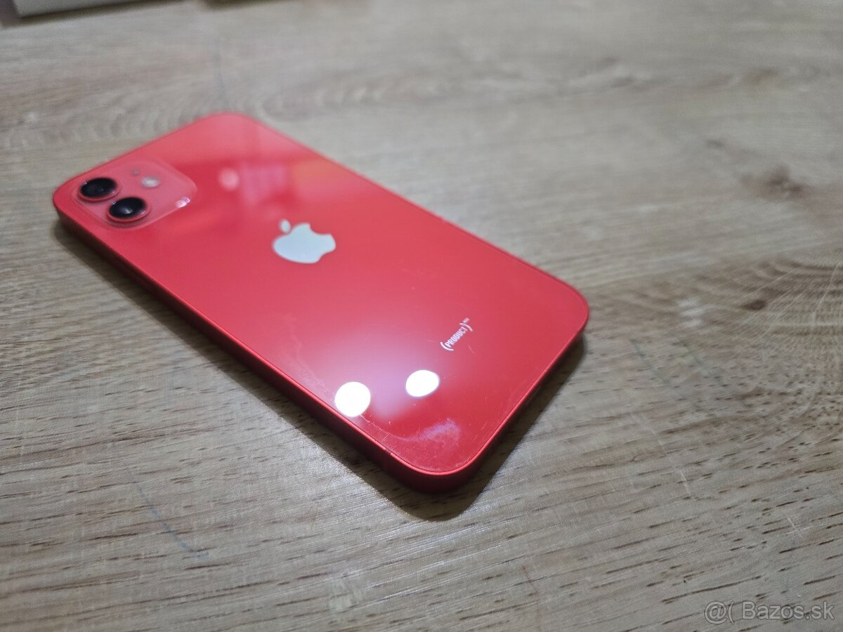 Iphone 12 PRODUCT RED 128gb v super stave telefon bol noseny