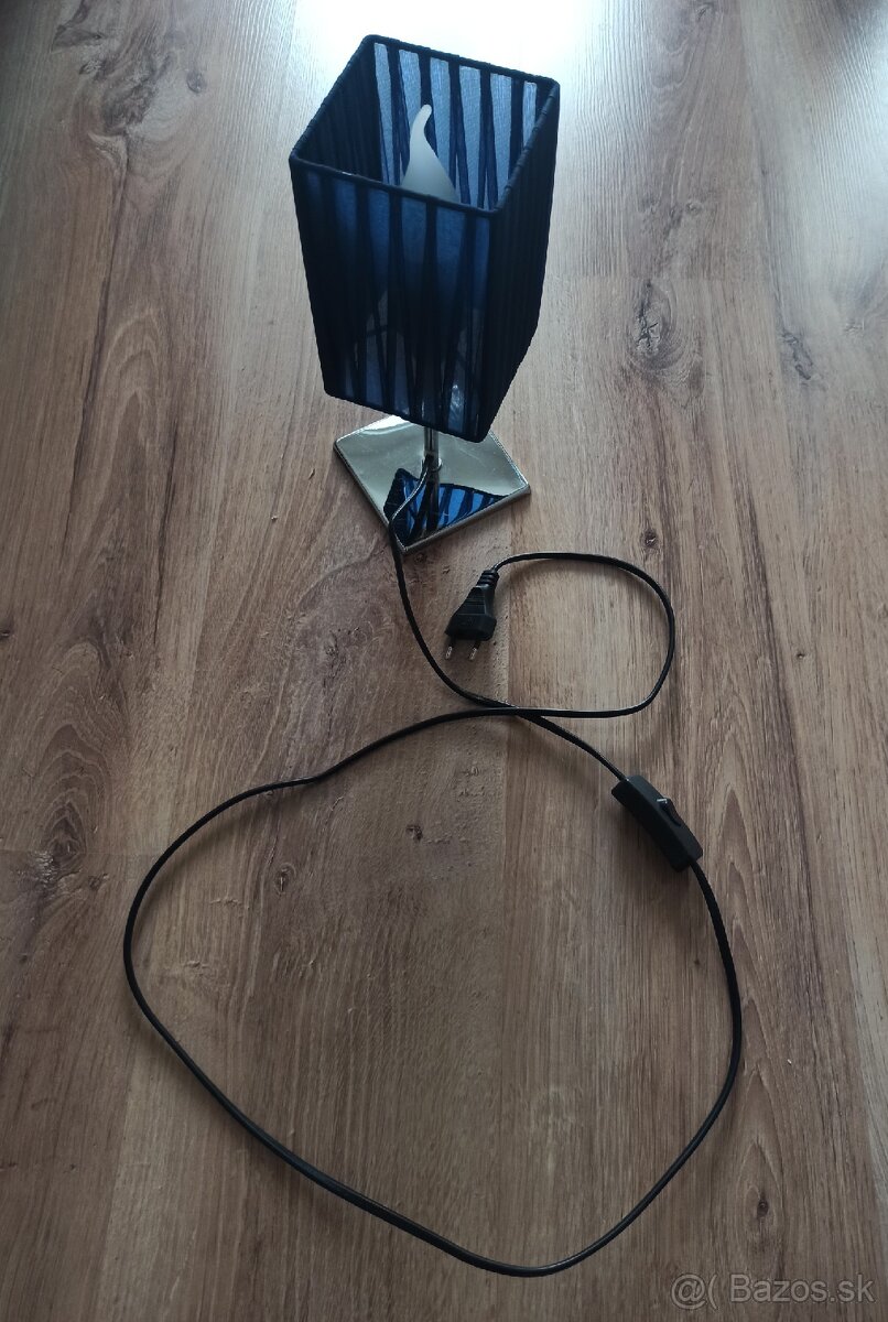 Modrá stolová/stolná lampa/lampička