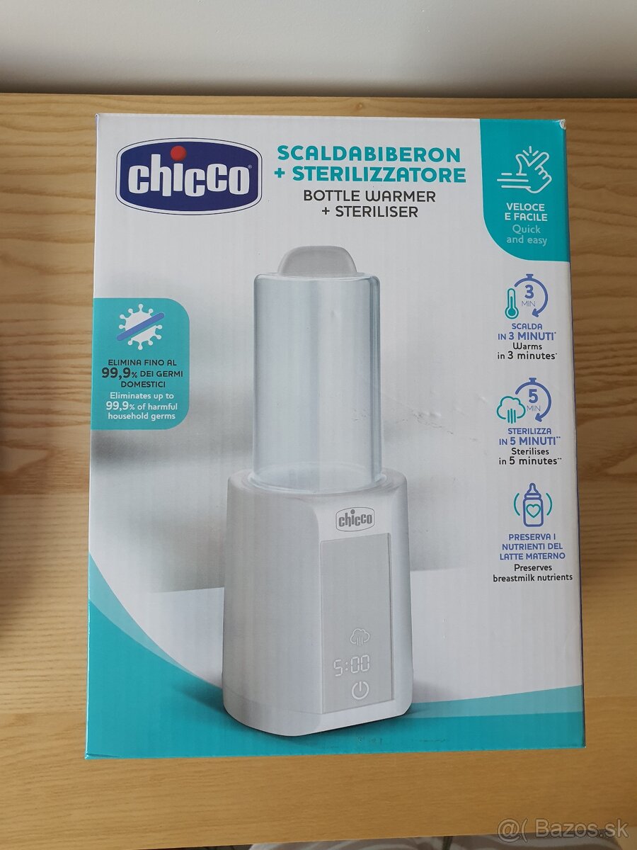 chicco 2v1 ohrievac flasi a sterilizator