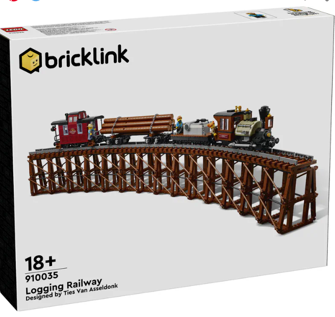 Predám Lego Bricklink 910035 Lesná železnica