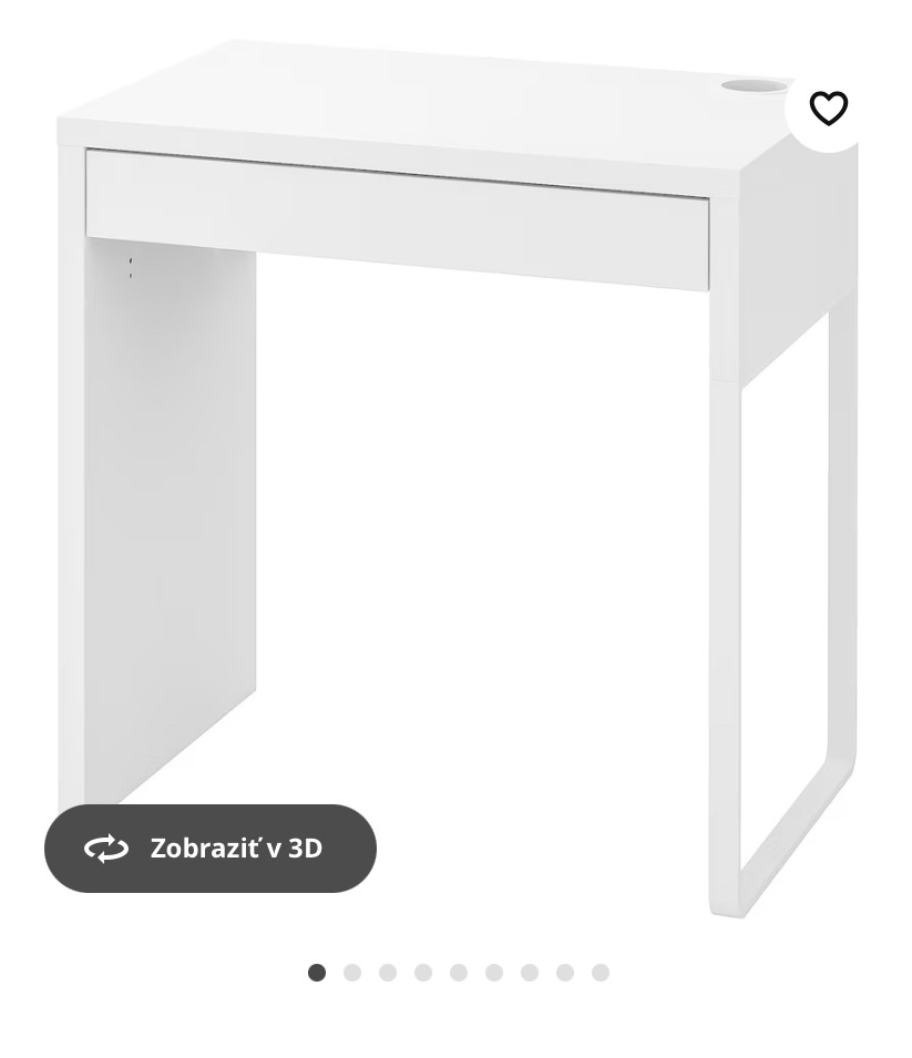 Ikea Micke pracovný stôl na prácu či učenie