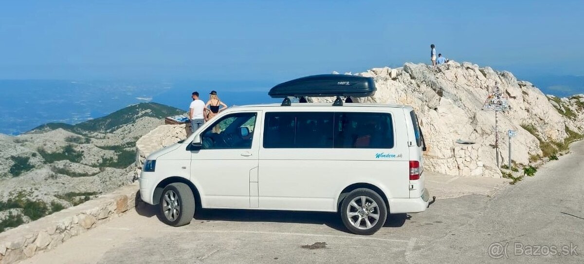 Prenájom 8 miestneho auta VW Caravelle T5