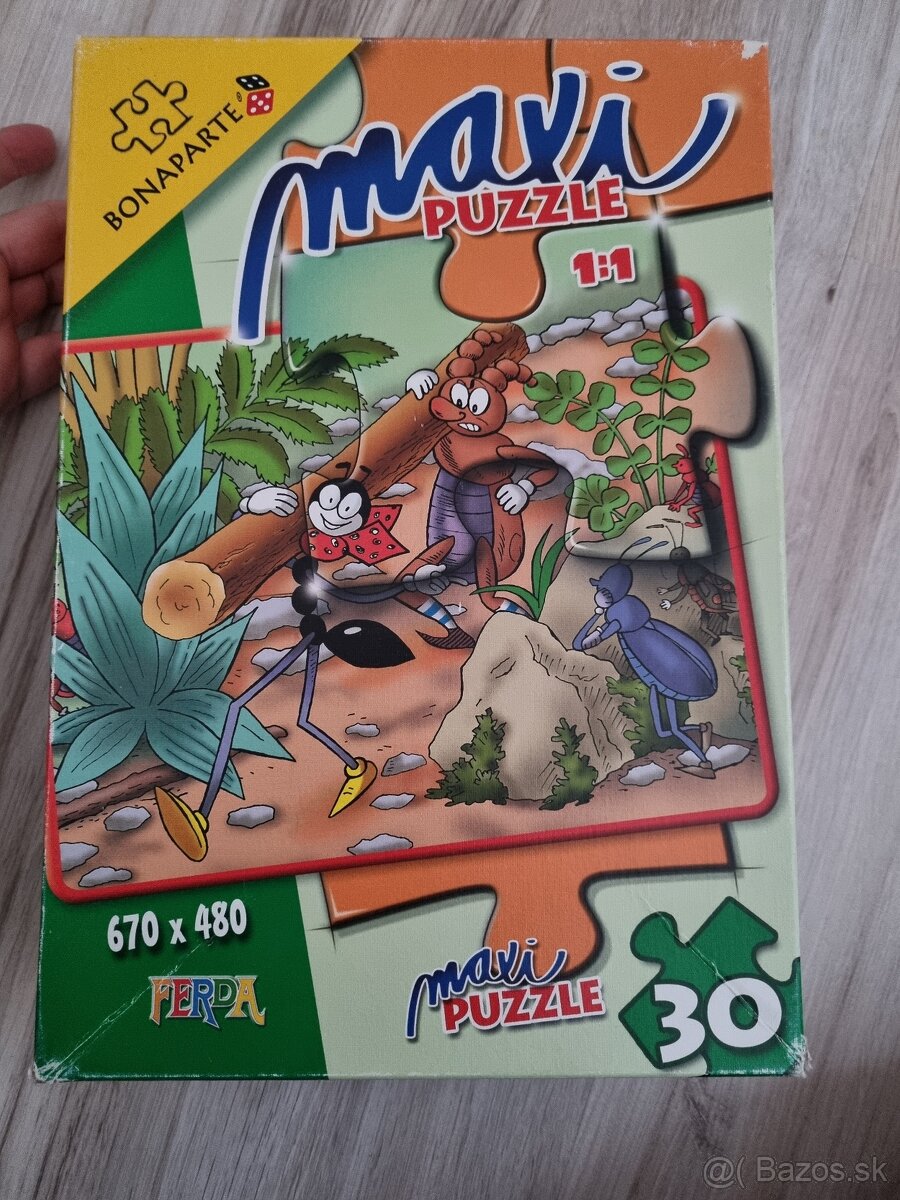 Maxi puzzle so vzorom Ferdo Mravec