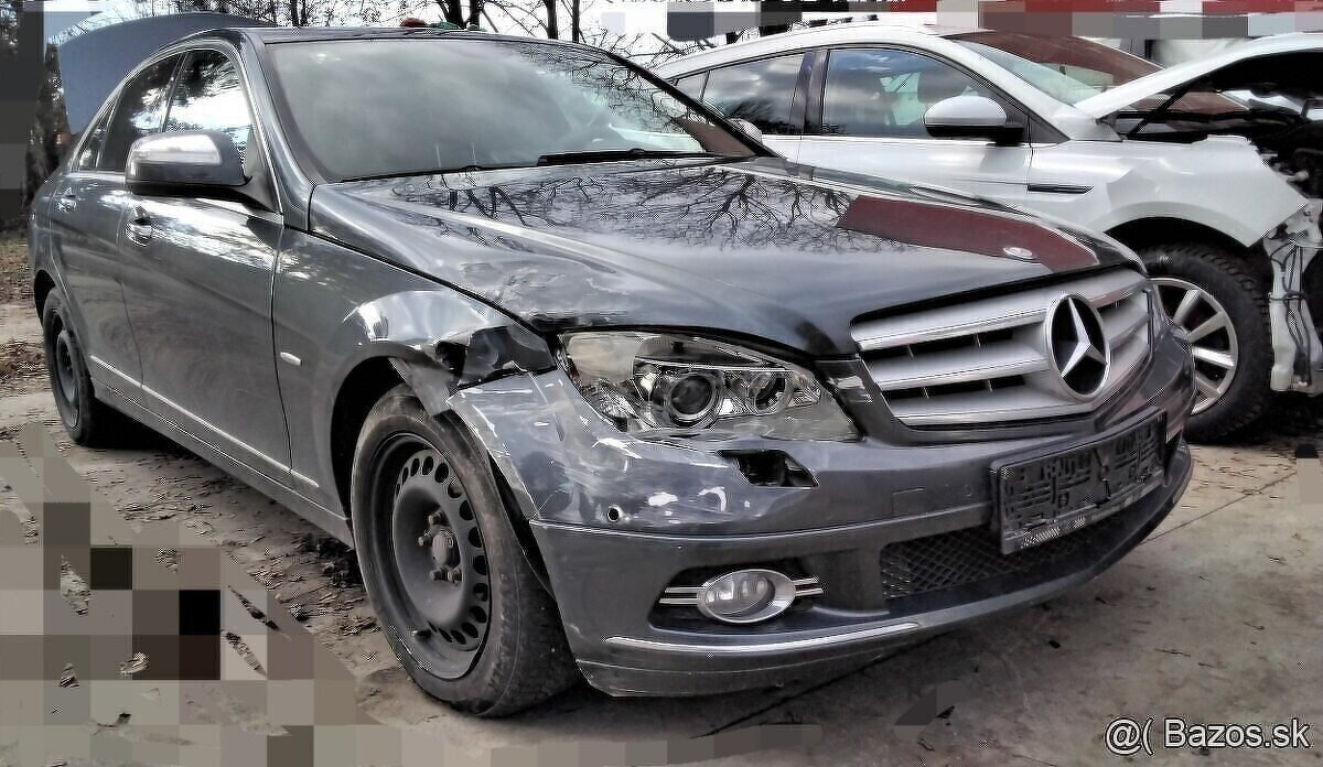 Mercedes C200 W204 2.2 CDI 2008 Predám MOTOR 646.811 TRYSKY