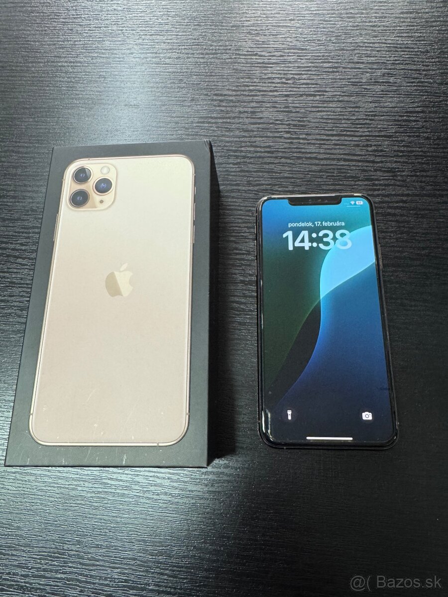 Iphone 11 pro max 256GB Gold Top stav