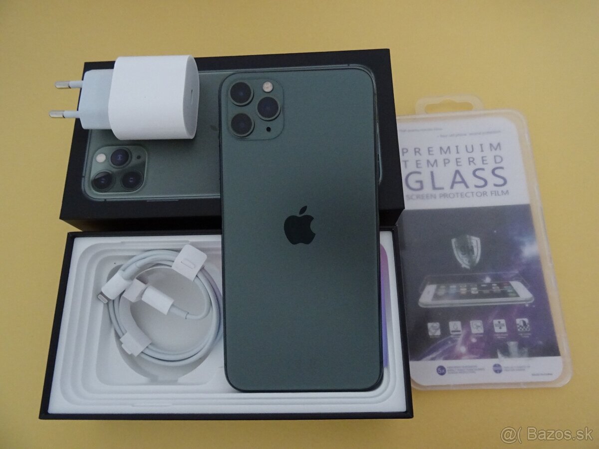 iPhone 11 PRO MAX 256GB GREEN - ZÁRUKA 1 ROK - 100% BATERIA