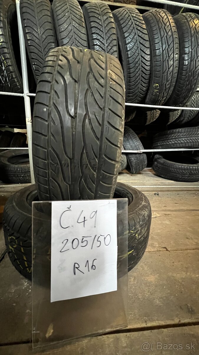 49. Dunlop SP Sport 205/50 R16