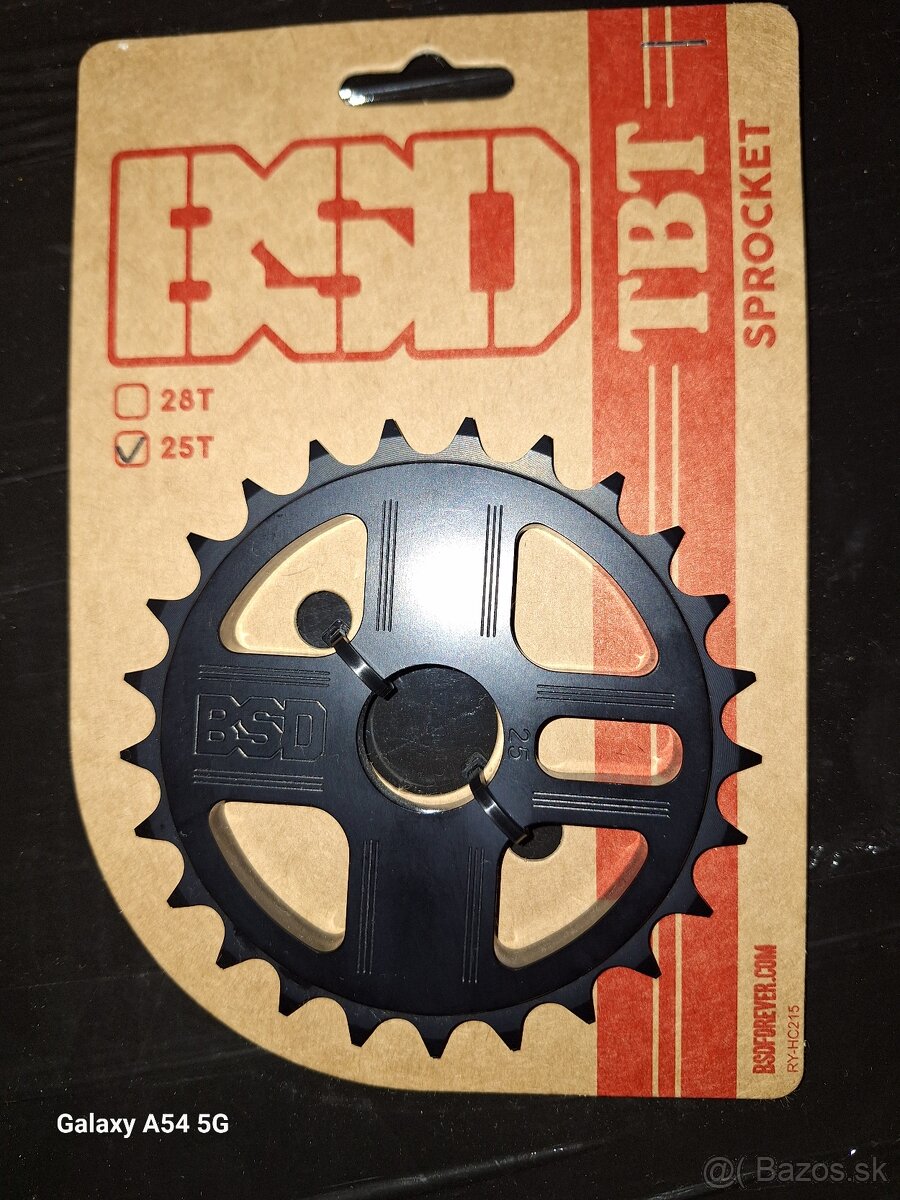 BSD TBT BMX PREVODNÍK 25T BLACK