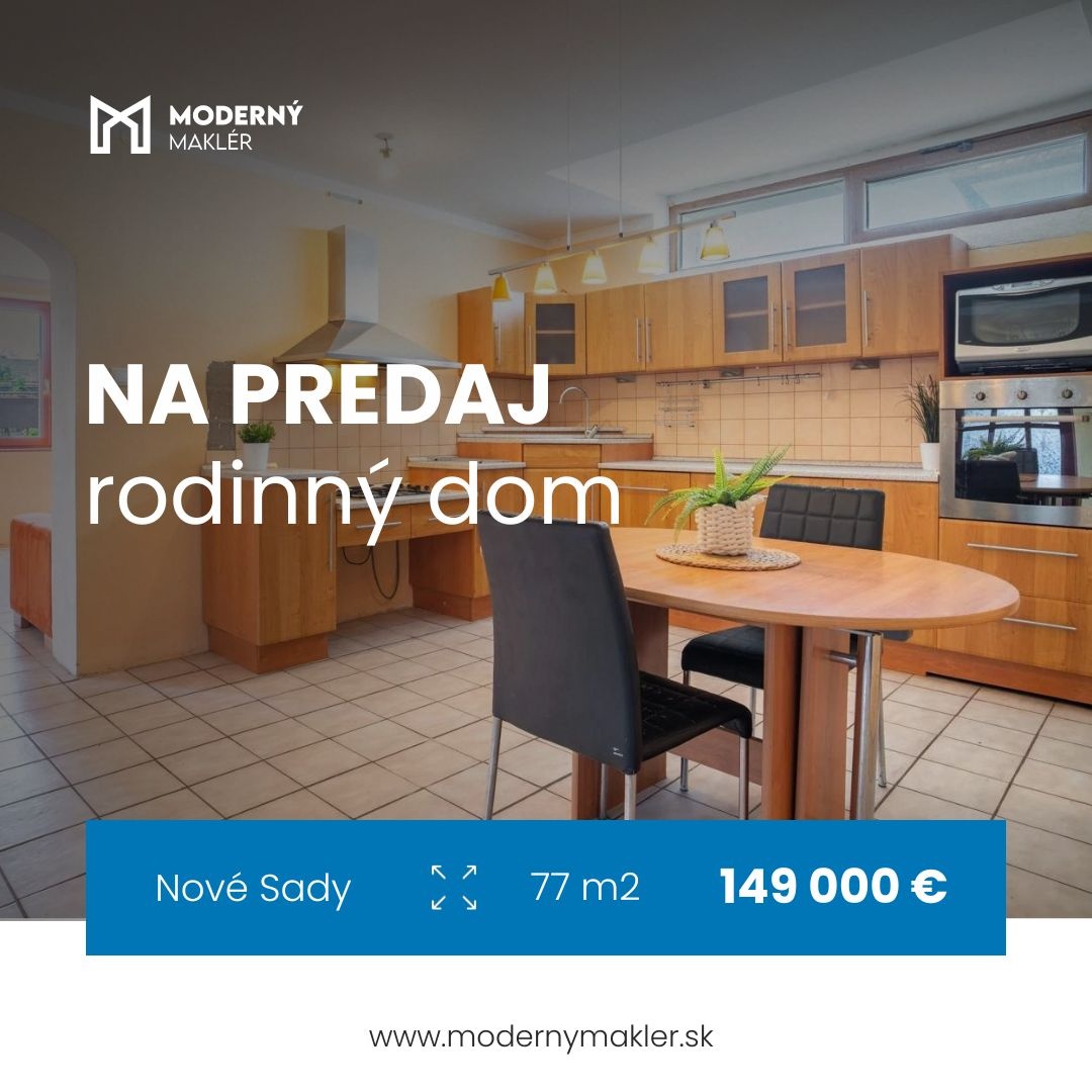 NA PREDAJ RODINNÝ DOM V KRÁSNEJ A TICHEJ OBCI LEN 15KM OD NR