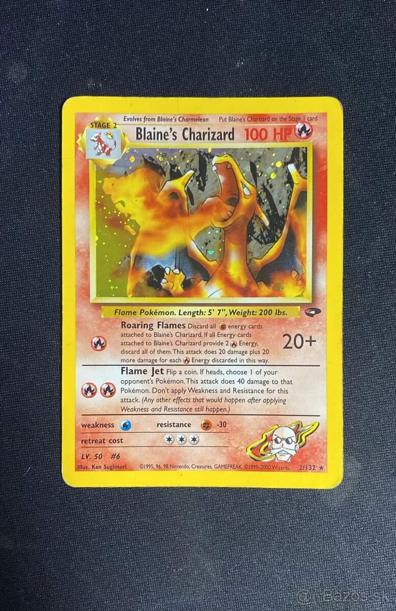 Blaine's Charizard Holo