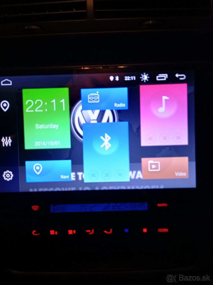 Autorádio a Androidom a Bluetooth