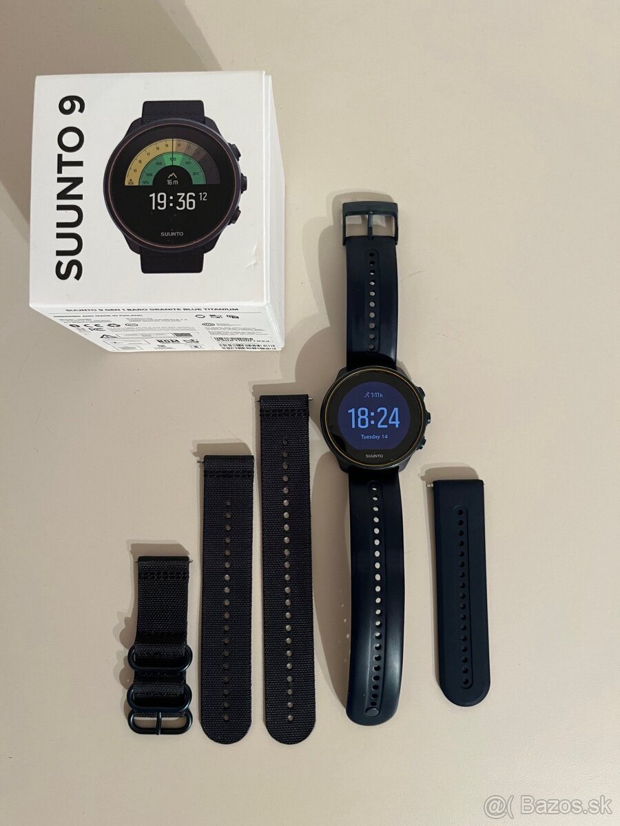 Suunto 9 Baro - Granite Blue Titanium