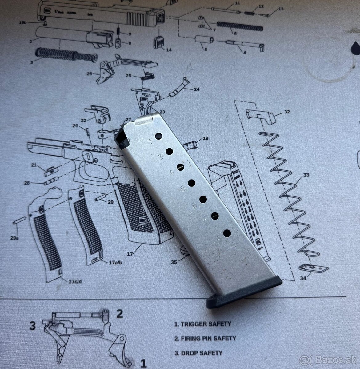 Predám zásobník SW .45ACP