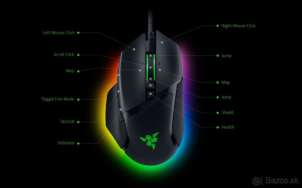 Predam Razer Basilisk V3 Kablova verzia