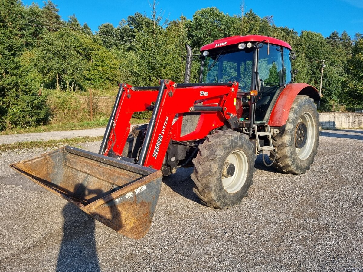 ZETOR 120 FORTERRA 16V + čelný nakladač