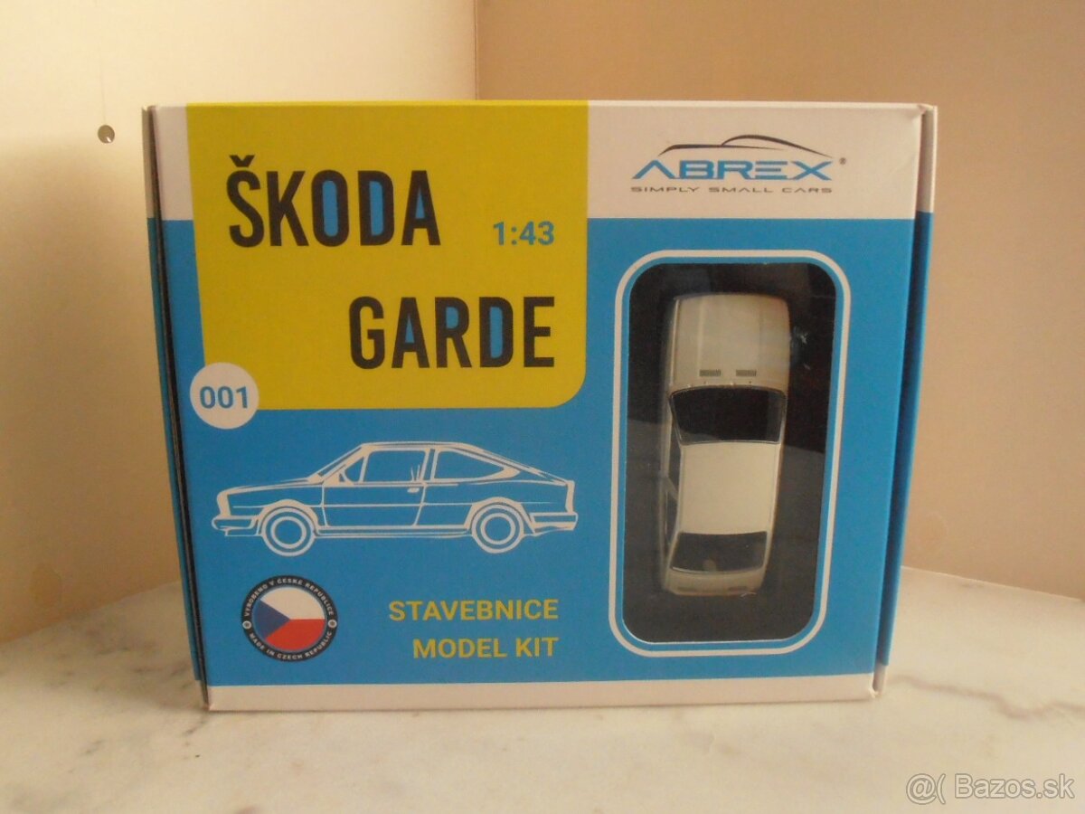 Škoda Garde  1/43  stavebnica