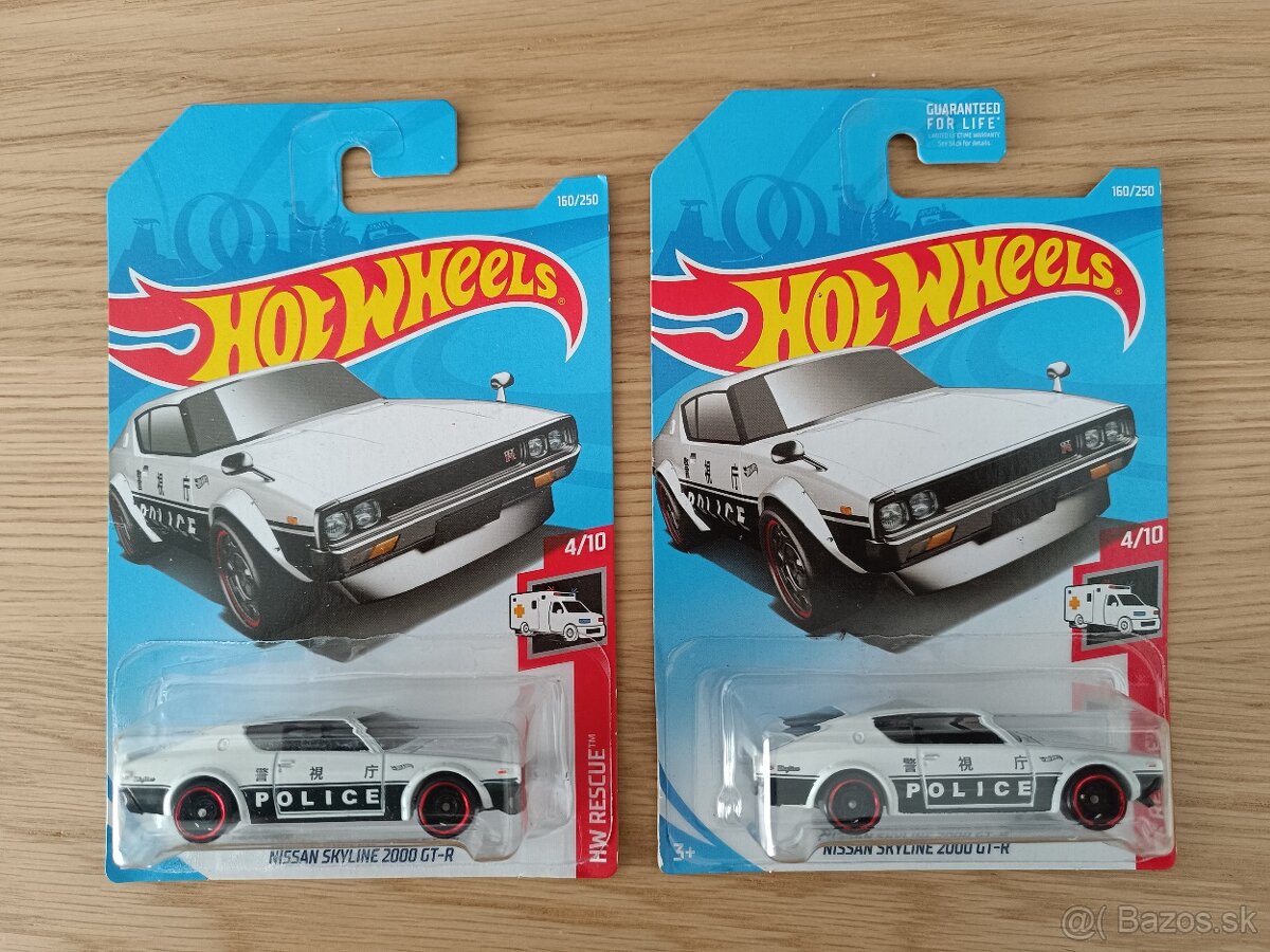 Hotwheels Nissan Skyline 2000 GT-R Police