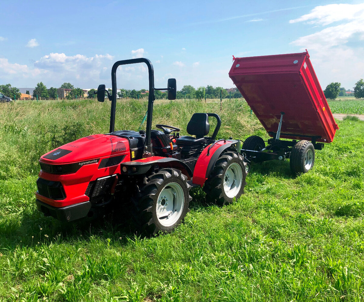 Malotraktor AGT 1060 Turbo, otočné pracoviště, 56 HP