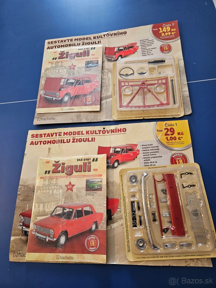 hachette VAZ-2101 Žiguli 1:8 #1 + #2