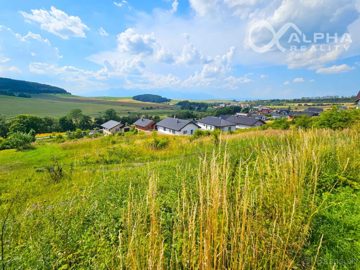 Exkluzívne: Pozemok na výstavbu RD, obec Vlková, Kežmarok