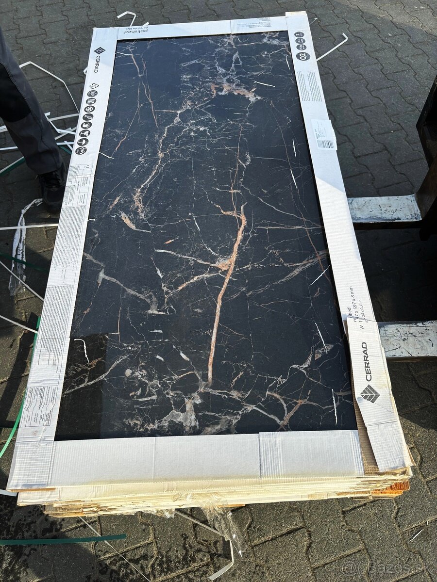 dlažba 60x120 Marquina Gold Lesk