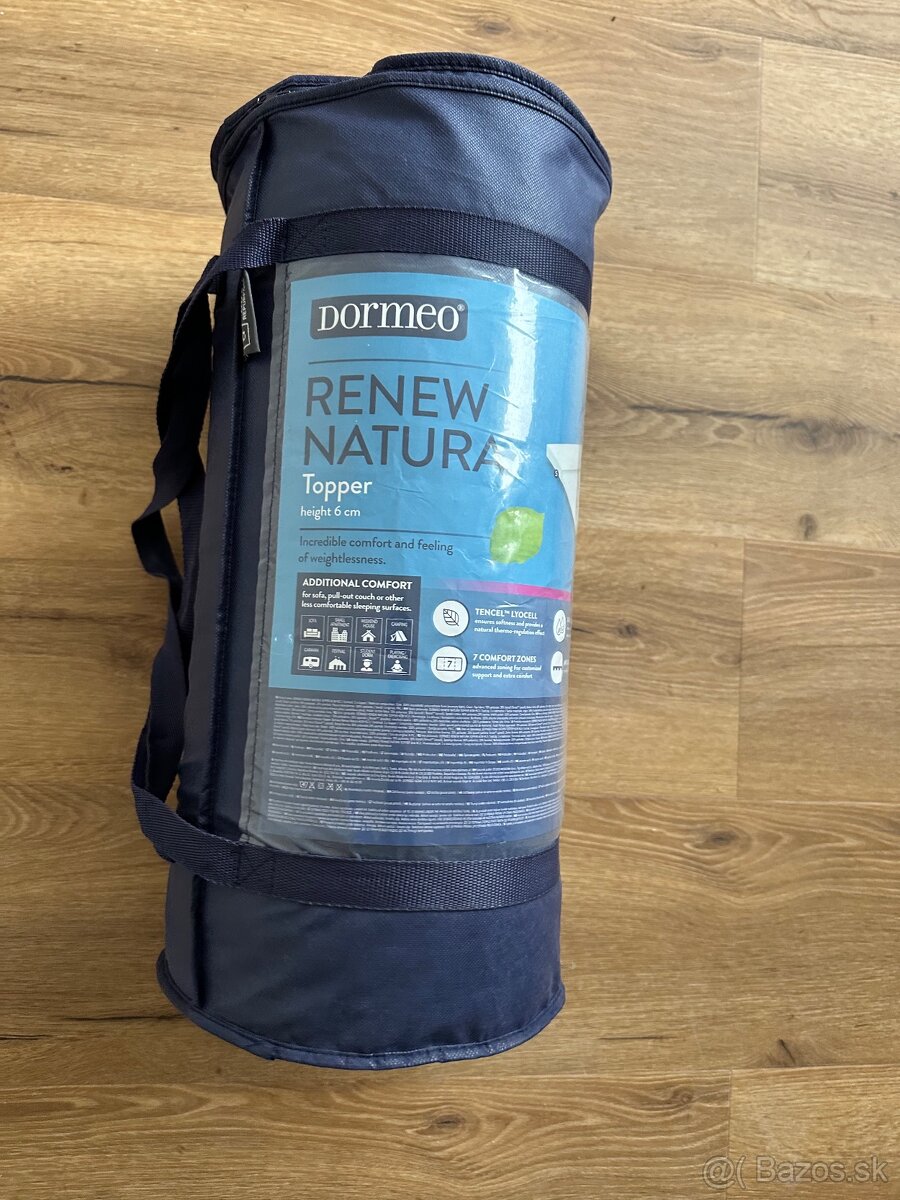 Dormeo Renew Natura Topper - 6 cm vysoký matracový topper